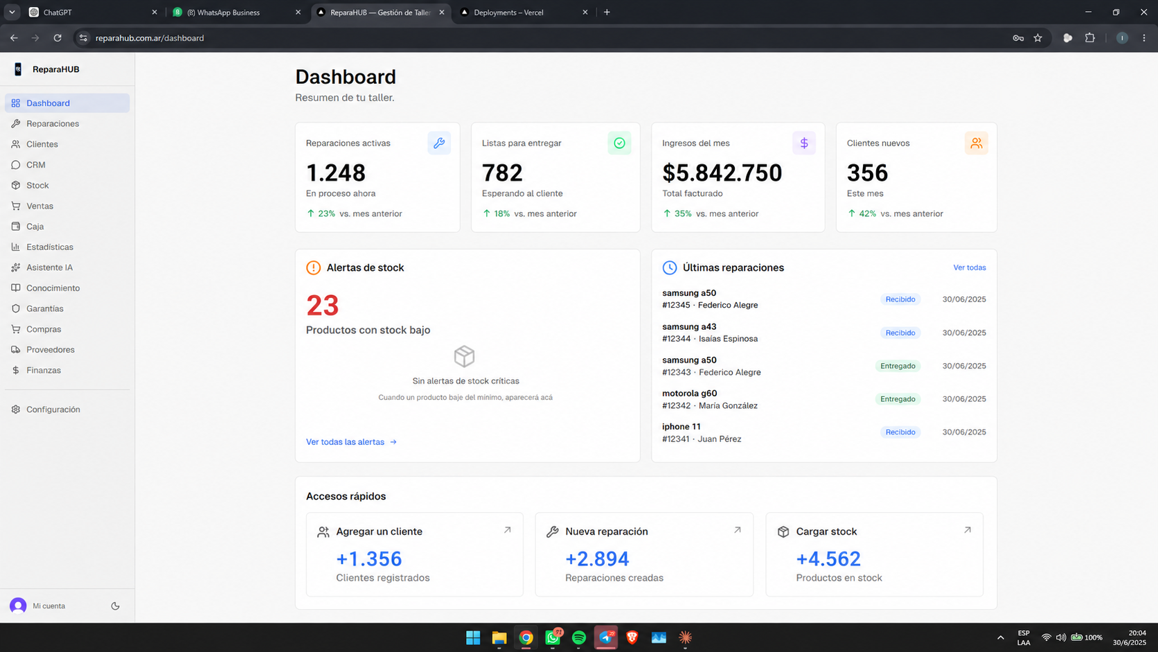 Dashboard